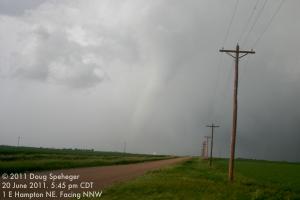 Tornado #1 north of Hampton